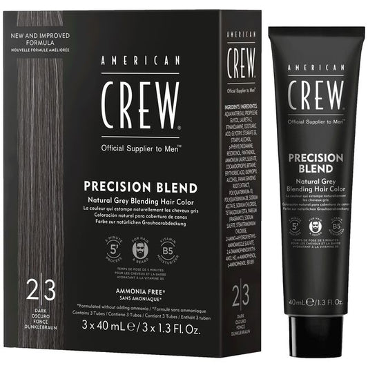 American Crew Precision Blend Hair Dye, Dark, 1.35oz, 3 Ct