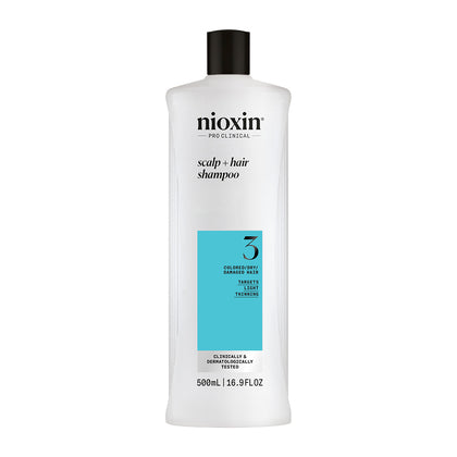 Nioxin System 3 Cleanser Shampoo 16.9 oz