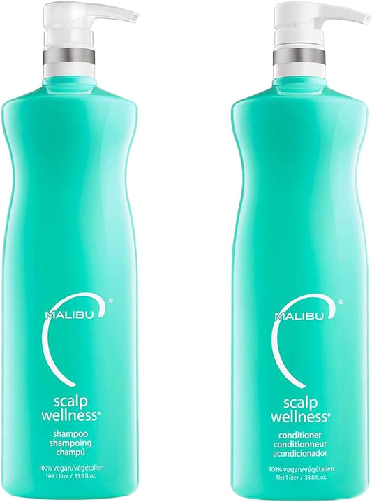 Malibu C Scalp Shampoo & Conditioner 33.8oz Duo