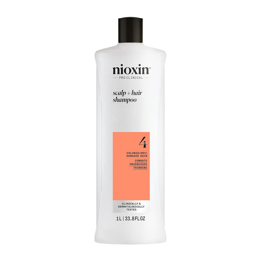 Nioxin System 4 Cleanser Shampoo, 33.8oz