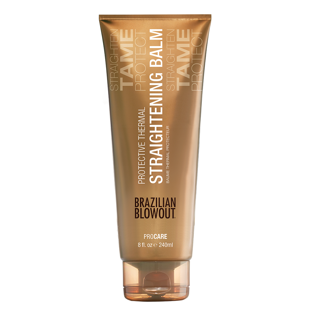 Brazilian Blowout Acai Protective Thermal Straightening Balm 8oz
