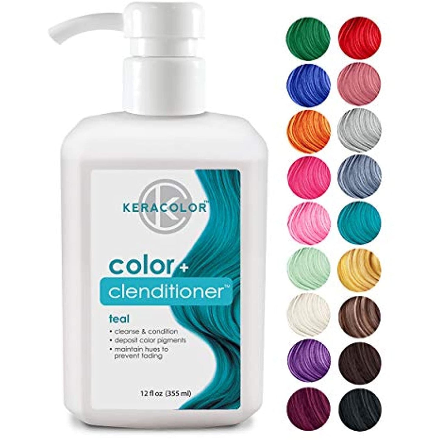 Keracolor Color + Clenditioner 12 fl. oz (Choose Your Color)