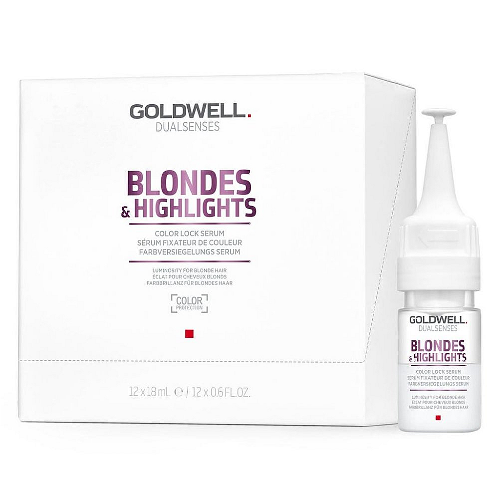 Goldwell Blonde & Highlights Intensive Conditioning Serum - 12 Ampules, Each