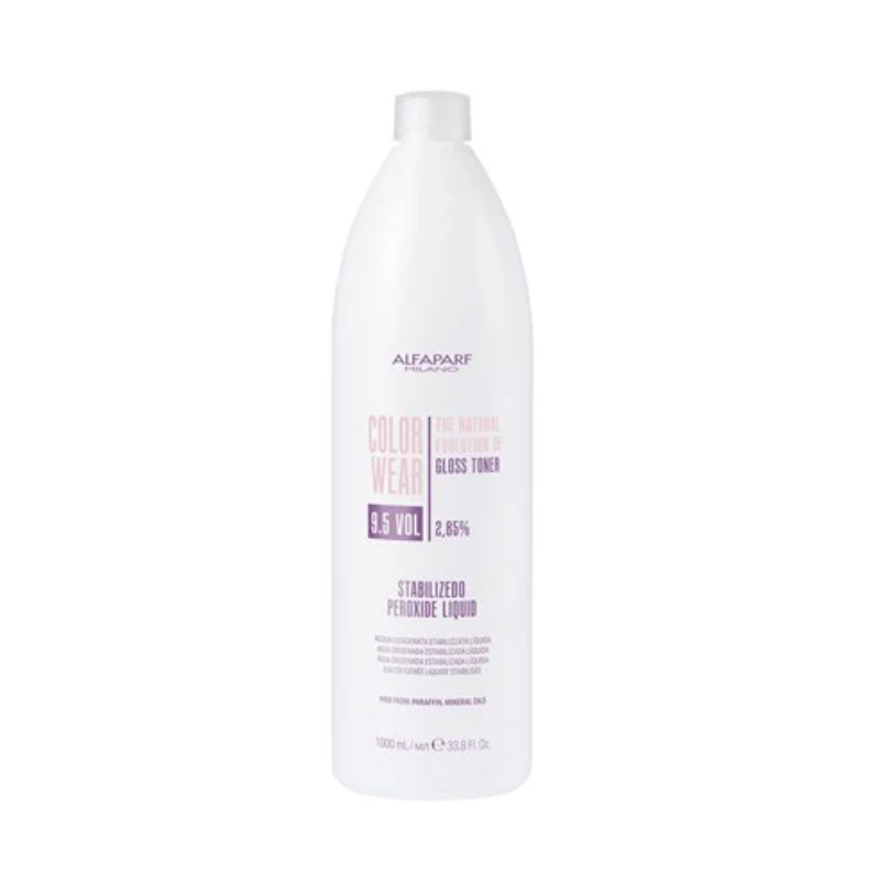 Alfaparf Milano Color Wear Gloss Activator Stabilized Peroxide Liquid 9.5 Vol. 33.8oz