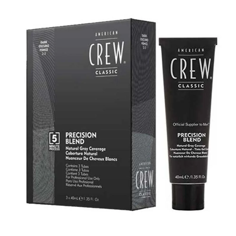 American Crew Precision Blend Hair Dye, Dark, 1.35oz, 3 Ct
