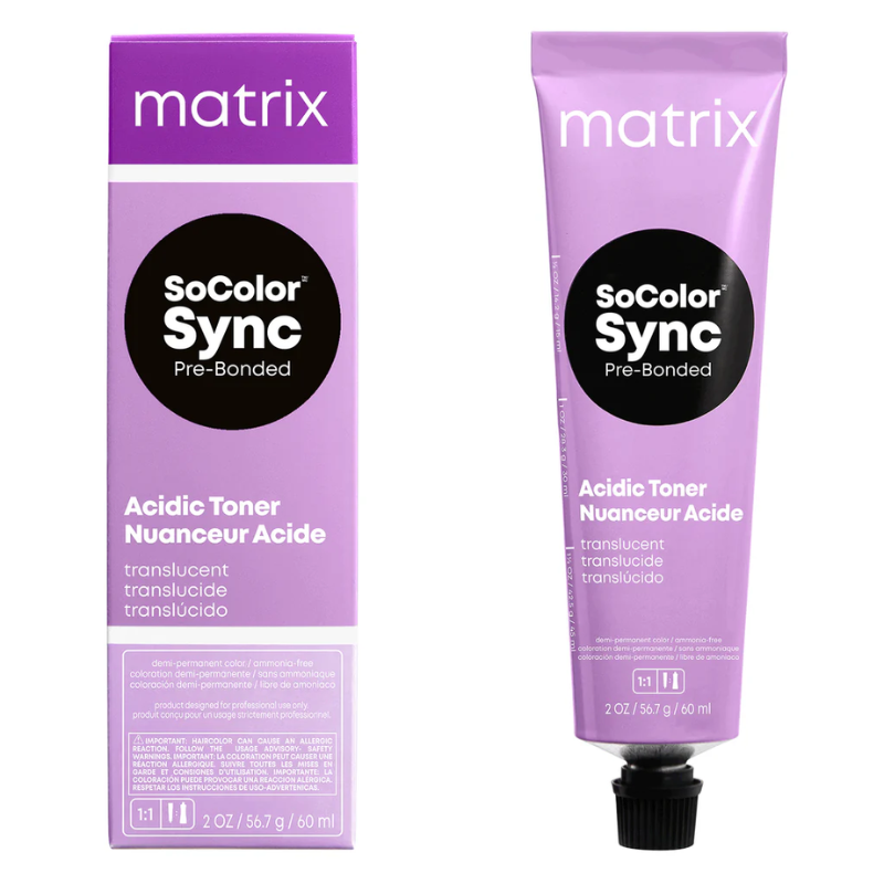 Matrix SoColor Sync Pre-Bonded Acidic Toner Translucent 3oz