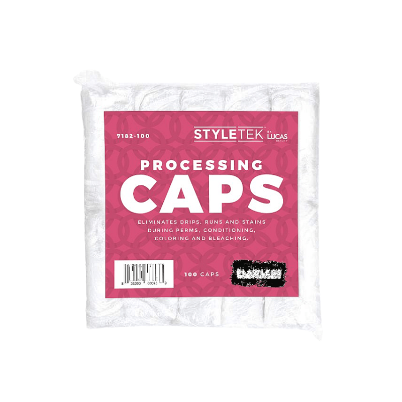 Styletek Clear Processing Caps -100pk - StyleTek | Hair Color USA