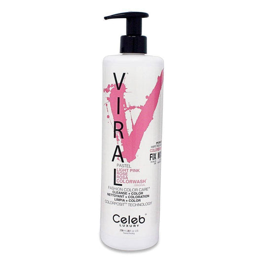 Celeb Luxury VIRAL Cleanse & Color- Light Pink 25oz