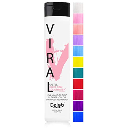 Celeb Luxury VIRAL Colorwash- Pastel Light Pink- 8.25oz.