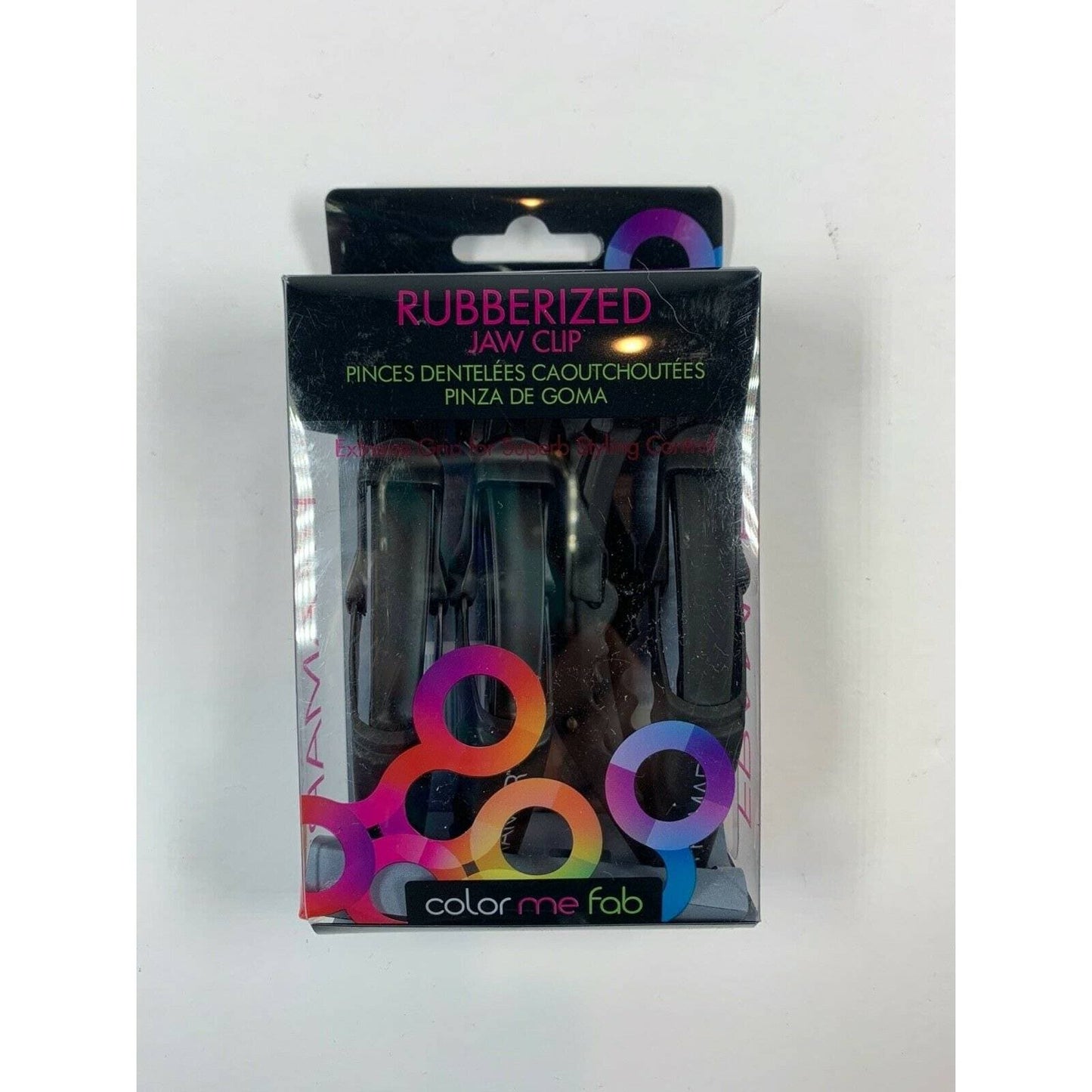 Framar Rubberized Jaw Clips - Pink 4/Dl