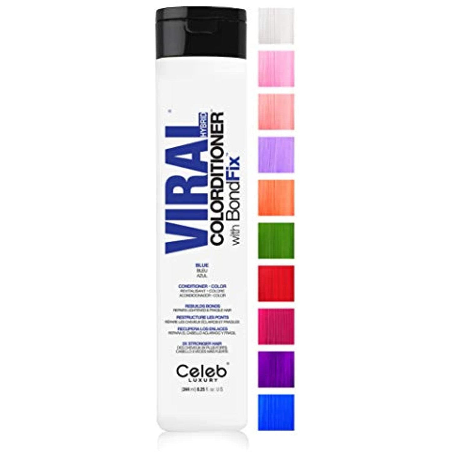 Celeb Luxury- Viral Vivid Deep Blue Hybrid Toner Conditioner 8.25oz