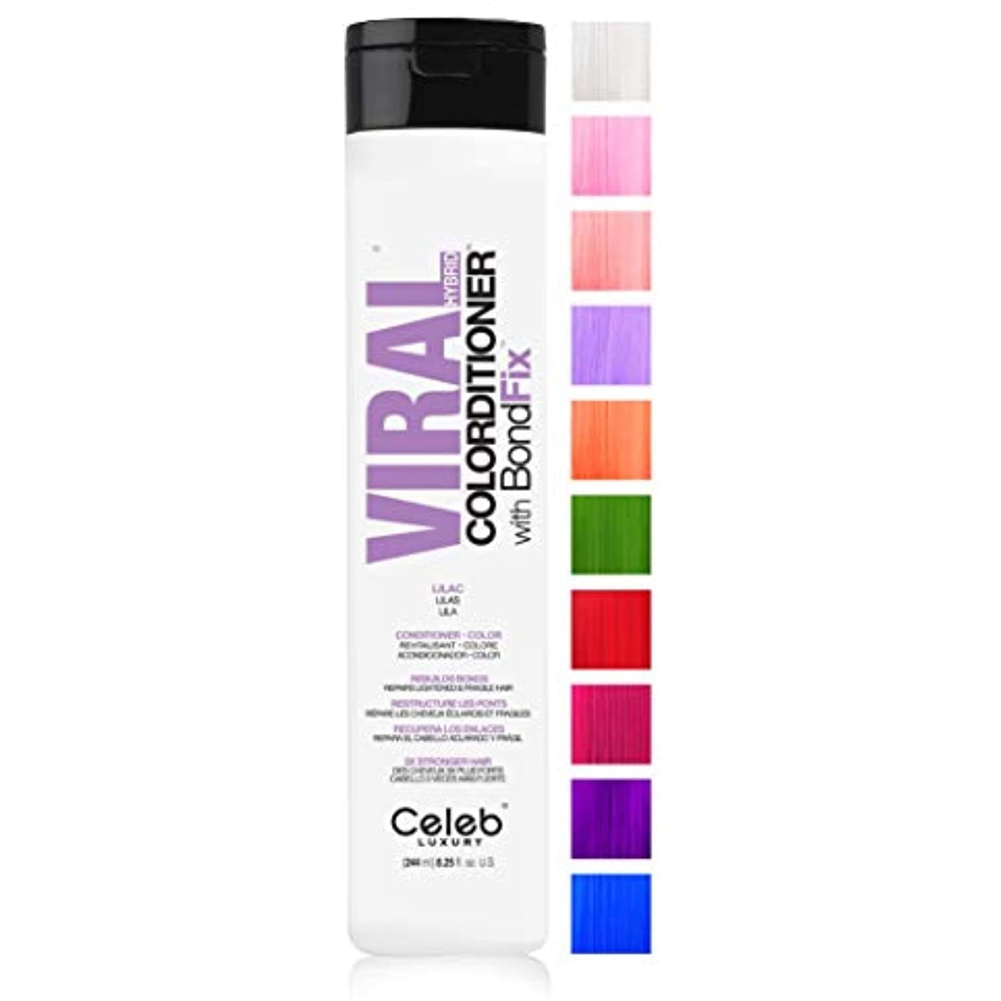 Celeb Luxury Viral Hybrid Color Conditioner with BondFix - Lilac 8.25