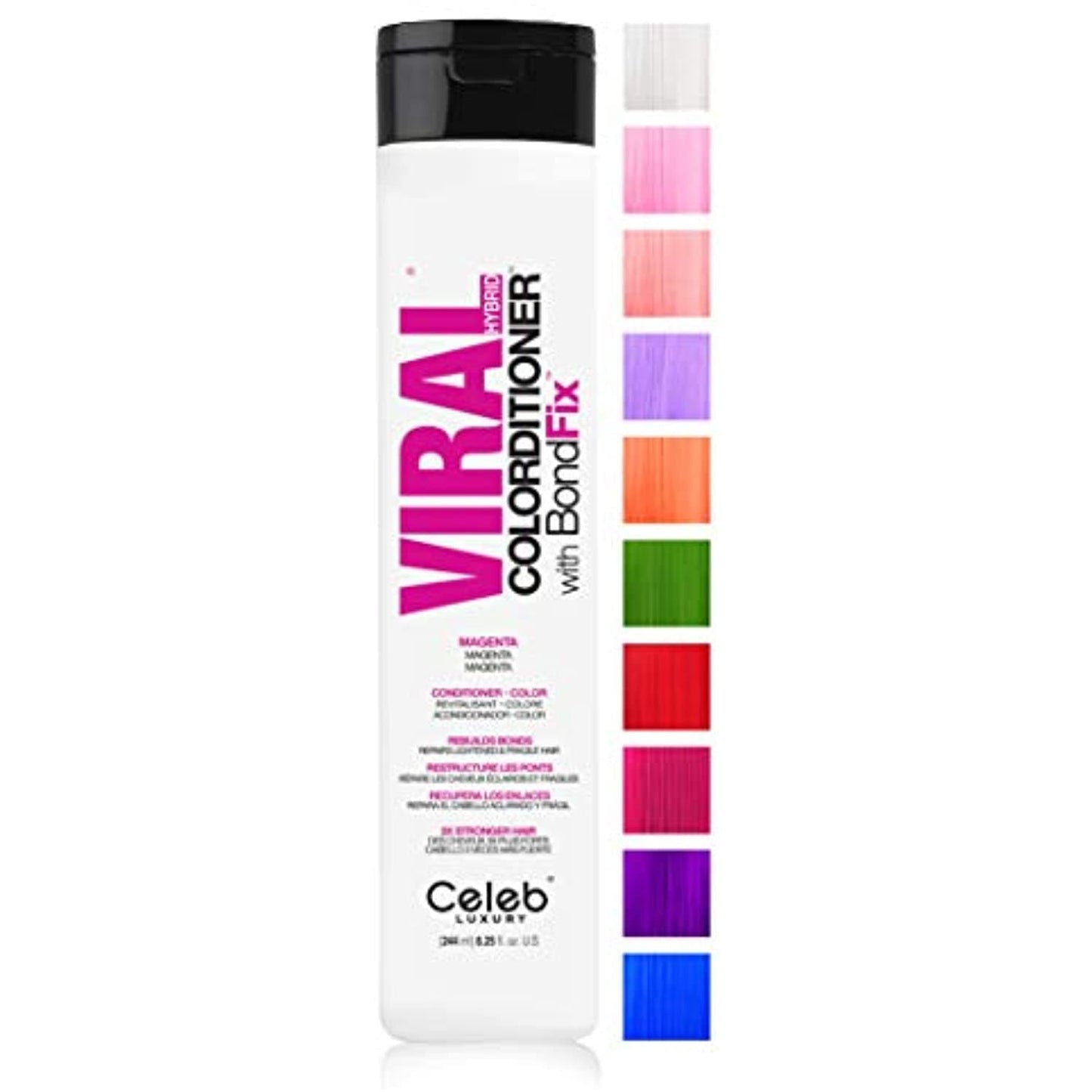 Celeb Luxury- Viral Vivid Magenta Hybrid Toner Conditioner 8.25oz