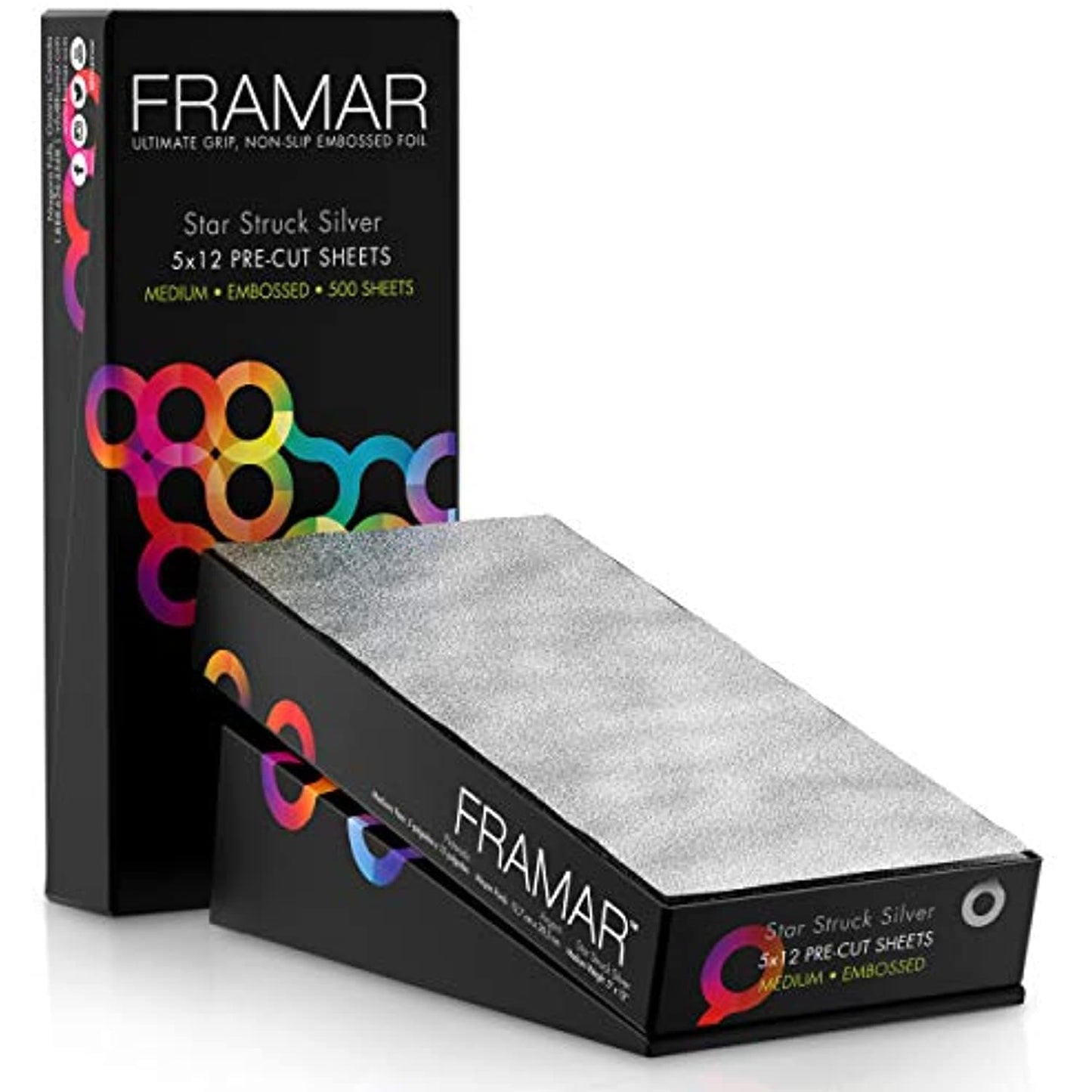 Framar Star Struck Silver 5x12 Pre-Cut Sheets Smooth Light 500/Dl
