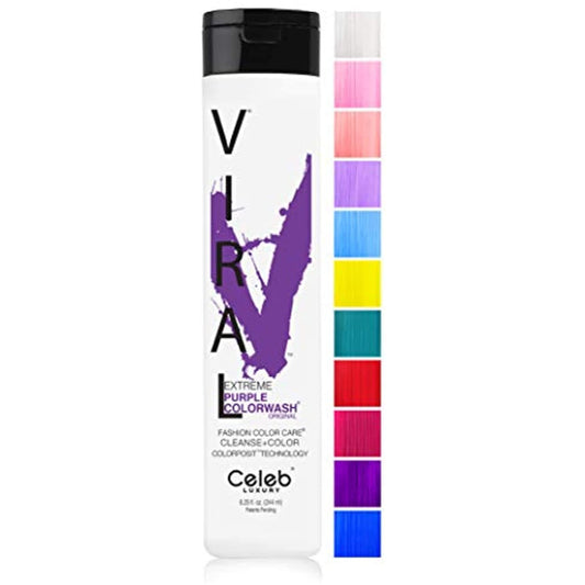 Celeb Luxury- Viral Extreme Purple Color Wash Shampoo 8.25oz