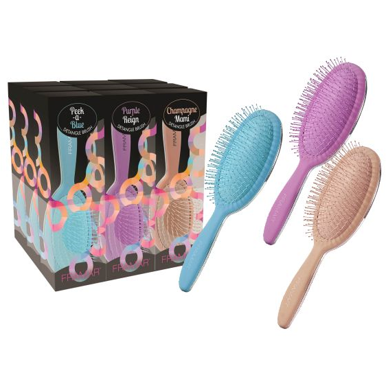 Framar Motivation Monday Detangle Brush 9 Pc Display