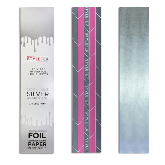 Styletek Foils Sheets Hybrid Foil 20” Pink & Gray Print 4”X20” (100 Sheets)