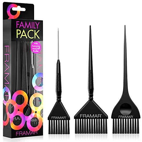 Framar Variety Color Brush Set 3 Pack-HairColorUSA.com