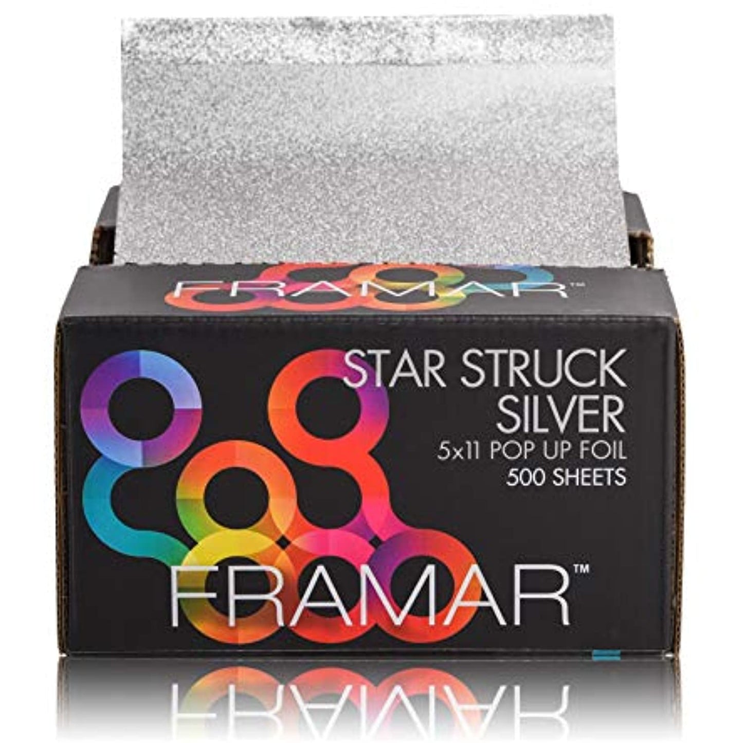 Framar Star Struck Silver 5x12 Pre-Cut Sheets Smooth Heavy 500/Dl
