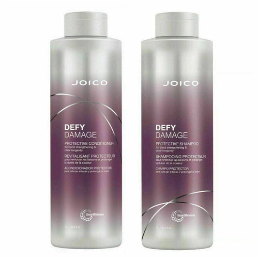 Joico Defy Damage Protective Shampoo and Conditioner 33.8oz Liter Duo