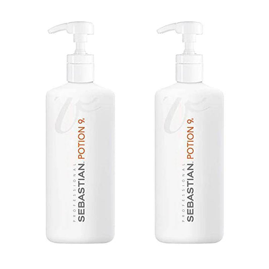 Sebastian Potion 9 Wearable Treatment 16.9 oz / 500ml with Pump (Pack of 2)