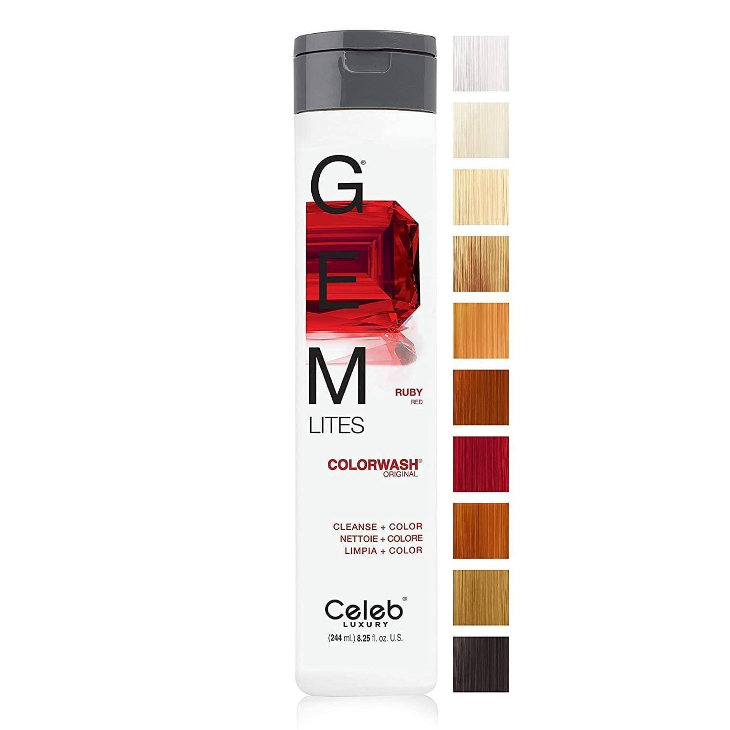 Celeb Luxury Gemlites Colorwash Ruby 8.25oz