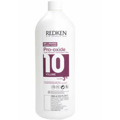 Redken Pro-Oxide Cream Developer - 10 Volume 3%, 33.8 Oz-HairColorUSA.com