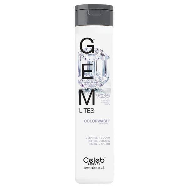 Celeb Luxury Gem Lites colorwash, FLAWLESS DIAMOND, Shampoo 8.25oz.