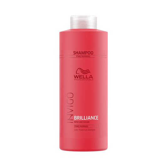Wella Invigo Brilliance Shampoo for Fine to Normal Hair 1L/33.8oz