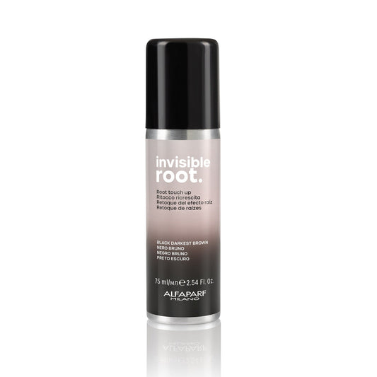 Alfaparf Milano invisible root. Root touch up spray Black Darkest Brown 2.54oz- Hair Color USA