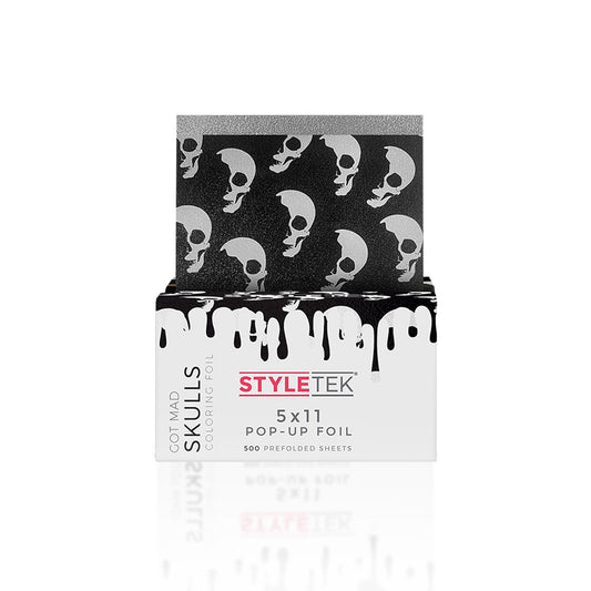 StyleTek Foils Got Mad Skulls -Heavy Emboss 5X11