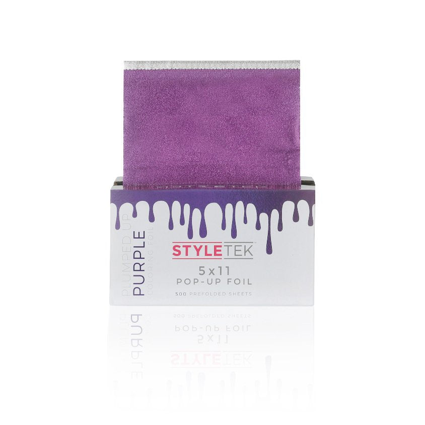 StyleTek Foils Plumped Up Purple Colored Pop-Ups Embossed