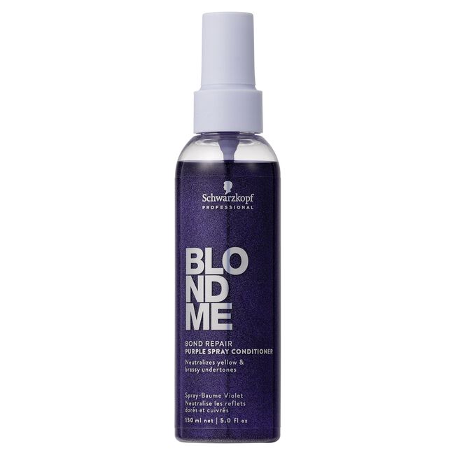 Schwarzkopf BlondMe Bond Repair Purple Spray Conditioner 5oz