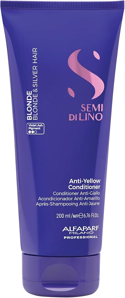 Alfaparf Milano Semi Di Lino Sublime Blonde Anti-Yellow Conditioner 6.76 oz