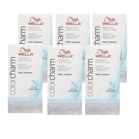 Wella Color Charm - T18 White Lady 6 Pack 1.4 oz