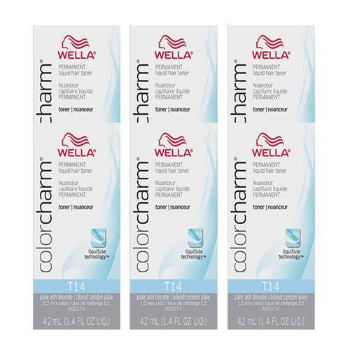 Wella Color Charm - T14 Silver Lady 6 Pack 1.4 oz