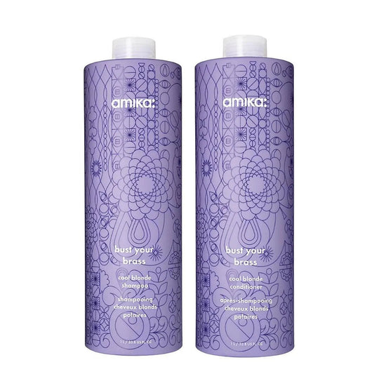 Amika Bust Your Brass Cool Blonde Repair Shampoo