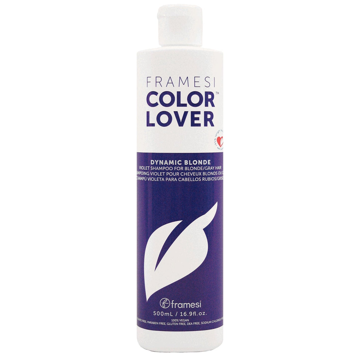 Framesi Color Lover Dynamic Blonde Violet Shampoo 33.8oz/Liter