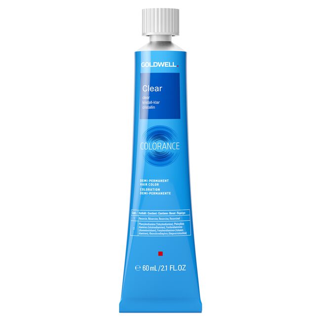 Goldwell Colorance Demi-Permanent Hair Color Tube 60mL - GLCTRCLEAR - Professional