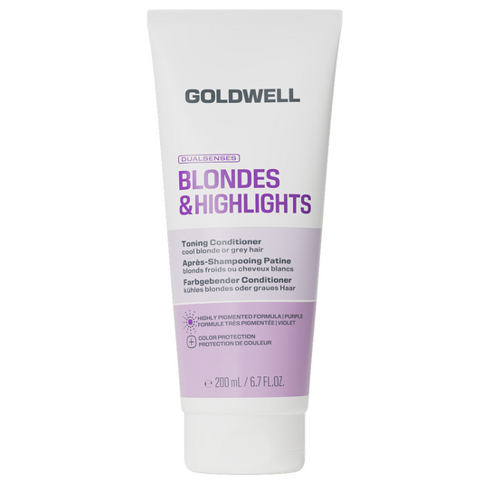 Goldwell Blondes & Highlights Purple Toning Conditioner 6.7oz