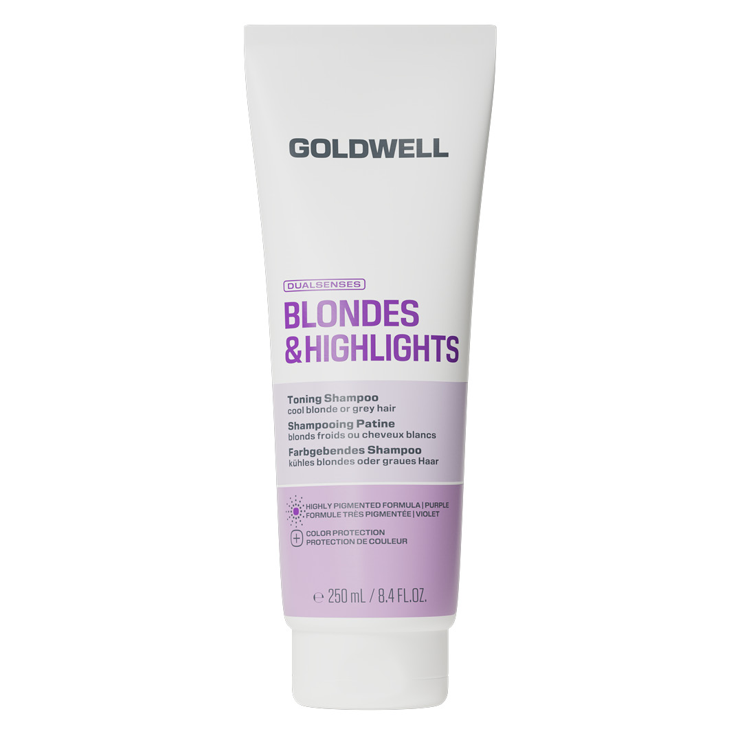 Goldwell Blondes & Highlights Purple Toning Shampoo 8.5oz