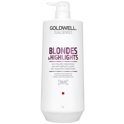 Goldwell DualSenses Blonde & Highlights Anti-Yellow Conditioner 10.1 oz 8OZ