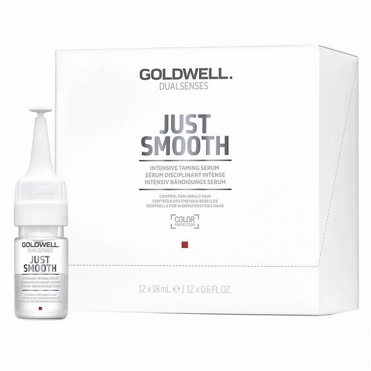 Goldwell Just Smooth Intensive Conditioning Serum - 12 Ampules, Each 12 x 18mL