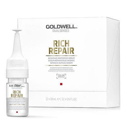 Goldwell Rich Repair Intensive Conditioning Serum - 12 Ampules, Each 12 x 18mL