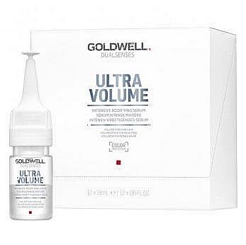 Goldwell Ultra Volume Intensive Conditioning Serum - 12 Ampules, Each 12 x 18mL