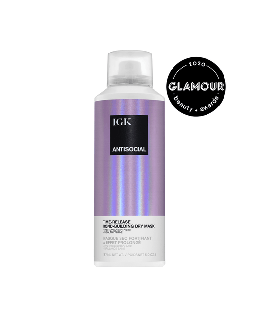 IGK ANTISOCIAL Overnight Bond-Building Dry Hair Mask 1.7oz