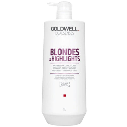 Goldwell DualSenses Blonde & Highlights Anti-Yellow Conditioner - Goldwell | View 2 | Hair Color USA