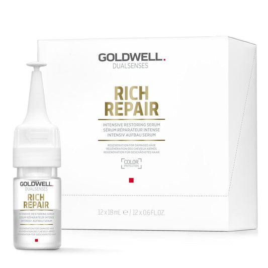 Goldwell Goldwell DualSenses Rich Repair Intensive Conditioning Serum - 12 Ampules, Each, 12 x 18mL