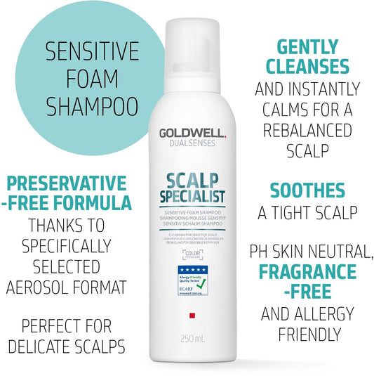 Goldwell Goldwell DualSenses Scalpspecialist Sensitive Foam Shampoo, 8.5oz