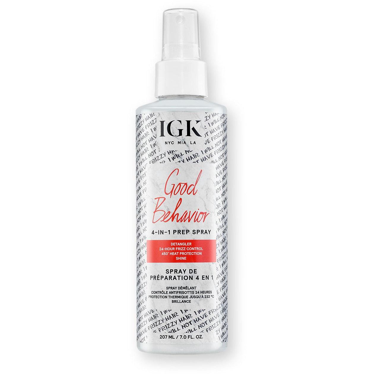 IGK GOOD BEHAVIOR 4-in-1 Prep Spray 7oz - IGK | Hair Color USA